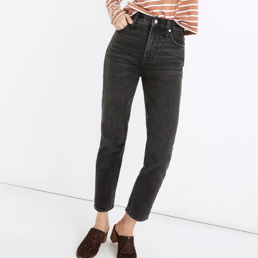 Madewell || perfect vintage jean in claybrook wash